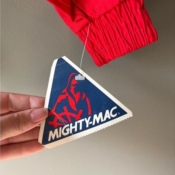 Vintage NWT Mighty Mac, youth size 7, Red and Blue 'Spike It!' Jacket. Zip up - Picture 4 of 10